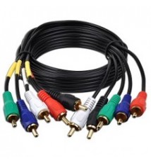 6' 5 RCA (M) to 5 RCA (M) Component Video/Audio Cable