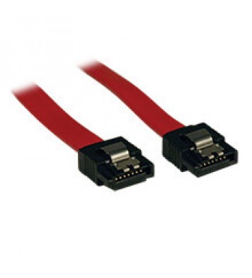 20" Serial ATA (SATA) Drive Cable w/1 Updated Latching System (Red)