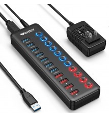 Powered USB 3.0 Hub, Wenter 11-Port USB Hub Splitter