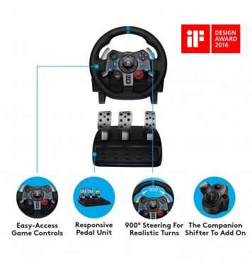 Logitech G Dual-Motor Feedback Driving Force G29 Gaming Racing Wheel