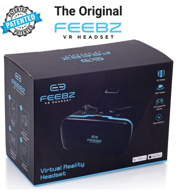 Virtual Reality Headset Compatible with iPhone and Android + Built-in Button