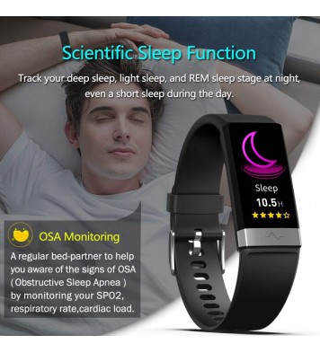 Smart Watch MorePro Fitness Activity Tracker Heart Rate Blood Pressure Monitor