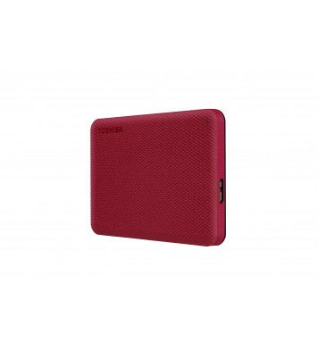 Toshiba Canvio Advance 2TB Portable External Hard Drive USB 3.0, Red - HDTCA20XR3AA