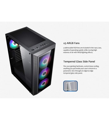 Raidmax i4 Series ATX Desktop Gaming Computer Case