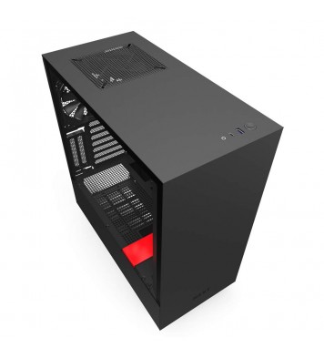 NZXT H510i - CA-H510i-BR - Compact ATX Mid-Tower PC Gaming Case - Front I/O USB Type-C Port 