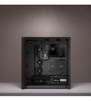 Corsair iCUE 4000X RGB Mid-Tower ATX PC Case - Black