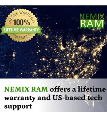 NEMIX RAM 64GB 2x32GB DDR4-2933 PC4-23400 2Rx4 ECC Registered Server Memory by NEMIX RAM